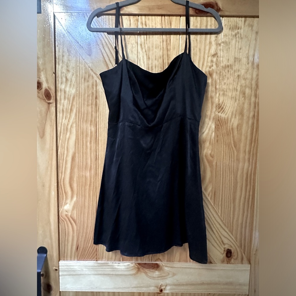 Reformation Black Mini Dress